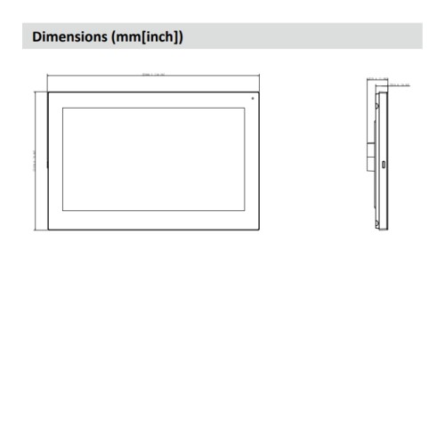 Moniteur d'intérieur IP/Wi-Fi 10 pouces Noir