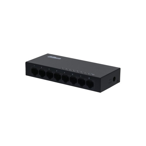 Unverwalteter 8-Port-Gigabit-Switch Schwarz