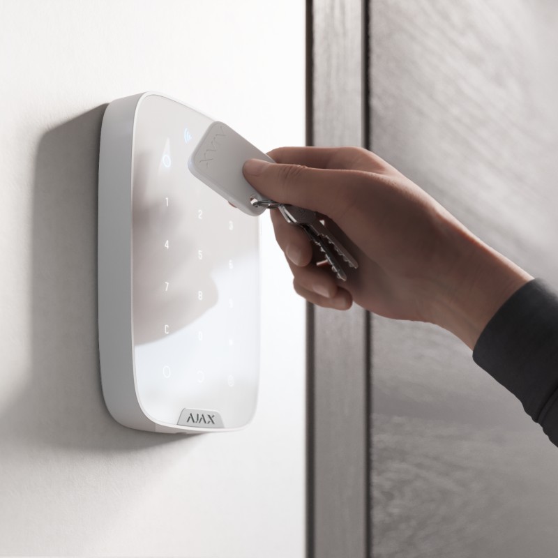 AJAX Tag (3pcs) - (3x) Schlüsselanhänger Weiss