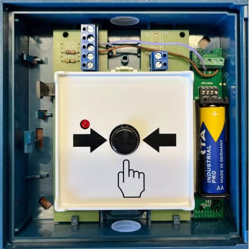 RADIO- Détecteur à bouton-poussoir