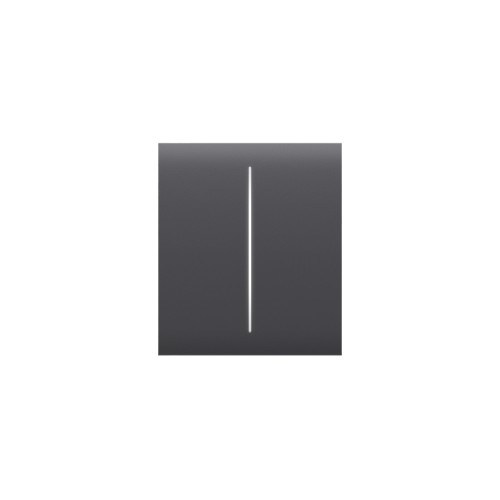 AJAX CenterButton (2-gang) - Mittige Taste Graphit (RAL 7016)