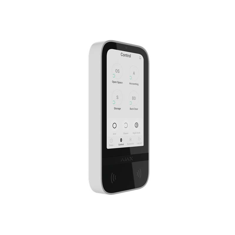 AJAX KeyPad TouchScreen - Tastatur Weiss