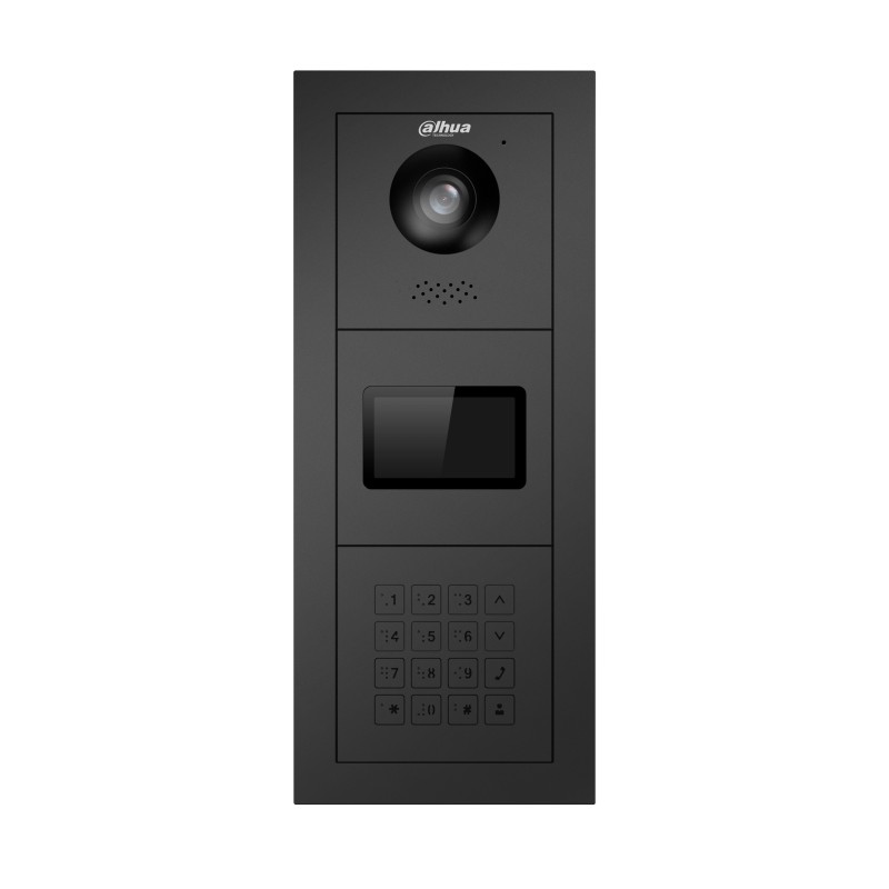 1 module mécanique à boutons d'appel - pour système d'interphone vidéo modulaire Noir