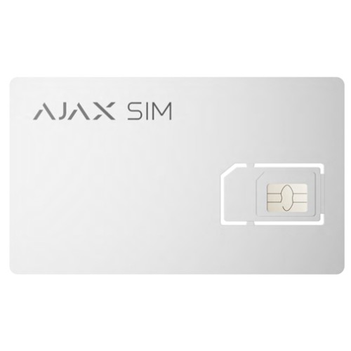 AJAX Carte SIM avec abonnement de 12 mois