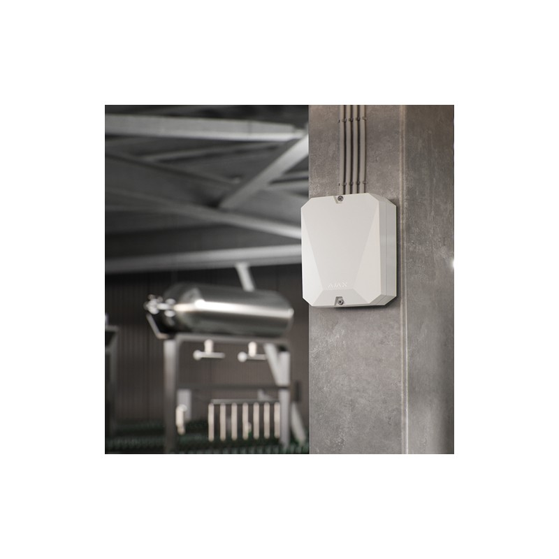 AJAX Multitransmitter - Module d'extension radio Blanc