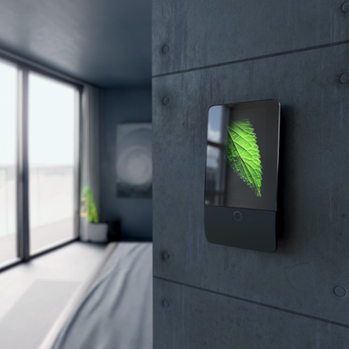 JABLOTRON NATUS Écran tactile pour radio avec lecteur RFID - Anthracite