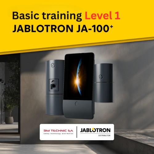 Formation Jablotron 100+ - Niveau 1 : entrée certifiée dans la technique de sécurité professionnelle