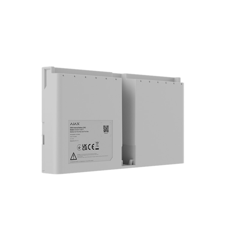 AJAX EN54 Internal Battery (24h) - Batterie Li-Ion rechargeable à installer sur EN54 Fire Hub Jeweller ou EN54 Fire ReX Jeweller
