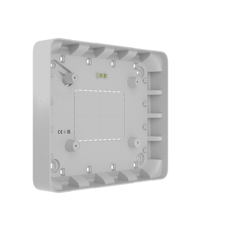 AJAX GlandBox - Accessoires de câblage pour EN54 Fire Hub Jeweller avec entrée de câble latérale via desPresse-étoupes Blanc