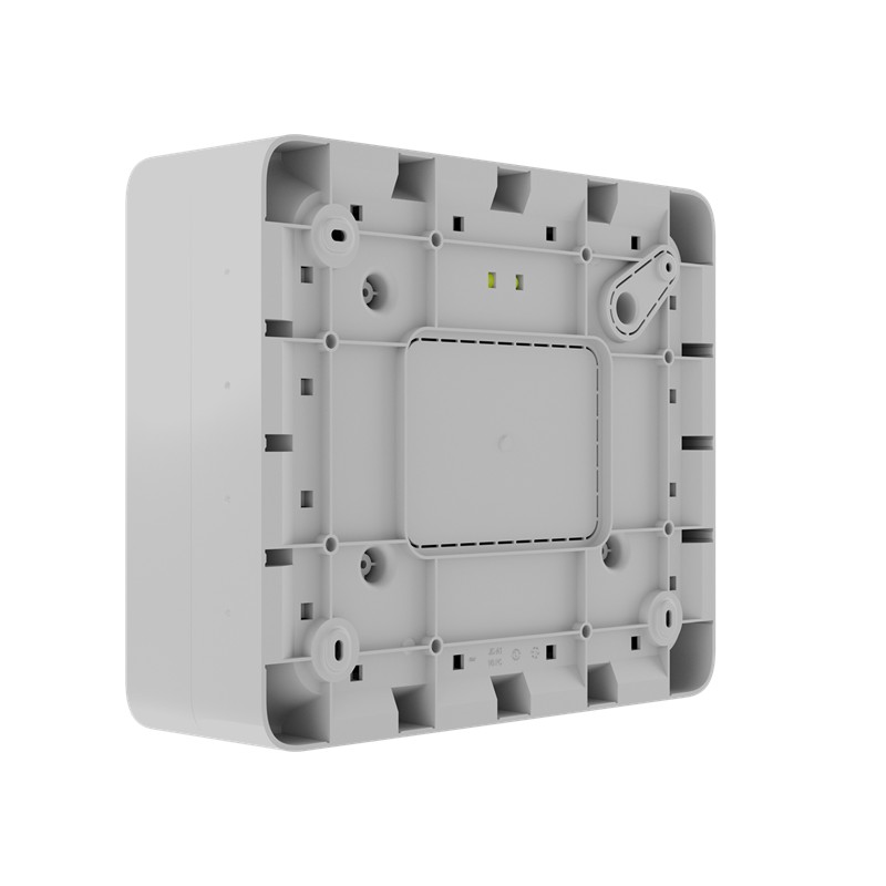 AJAX GlandBox - Accessoires de câblage pour EN54 Fire Hub Jeweller avec entrée de câble latérale via desPresse-étoupes Blanc