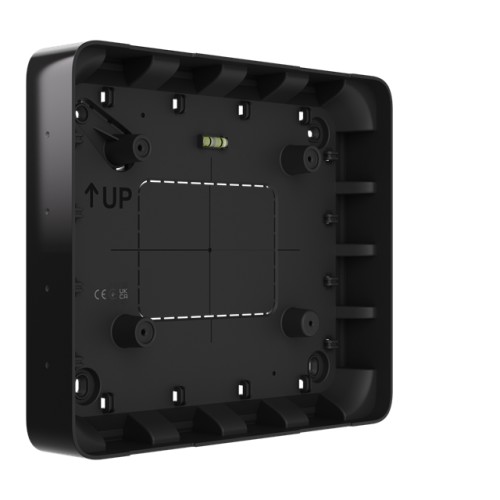 AJAX GlandBox - Accessoires de câblage pour EN54 Fire Hub Jeweller avec entrée de câble latérale via desPresse-étoupes Noir