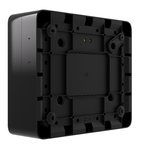 AJAX GlandBox - Accessoires de câblage pour EN54 Fire Hub Jeweller avec entrée de câble latérale via desPresse-étoupes Noir