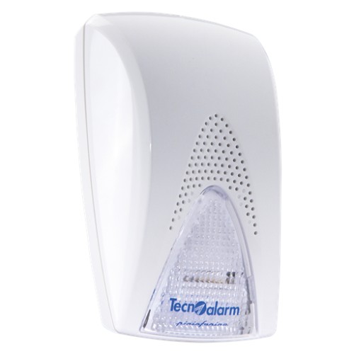 Sirène piézoélectrique - Lumière blanche clignotante