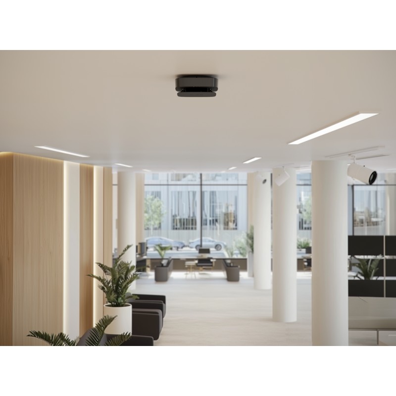 AJAX EN54 FireProtect (Smoke) - Détecteur de fumée sans fil sans sirène Noir