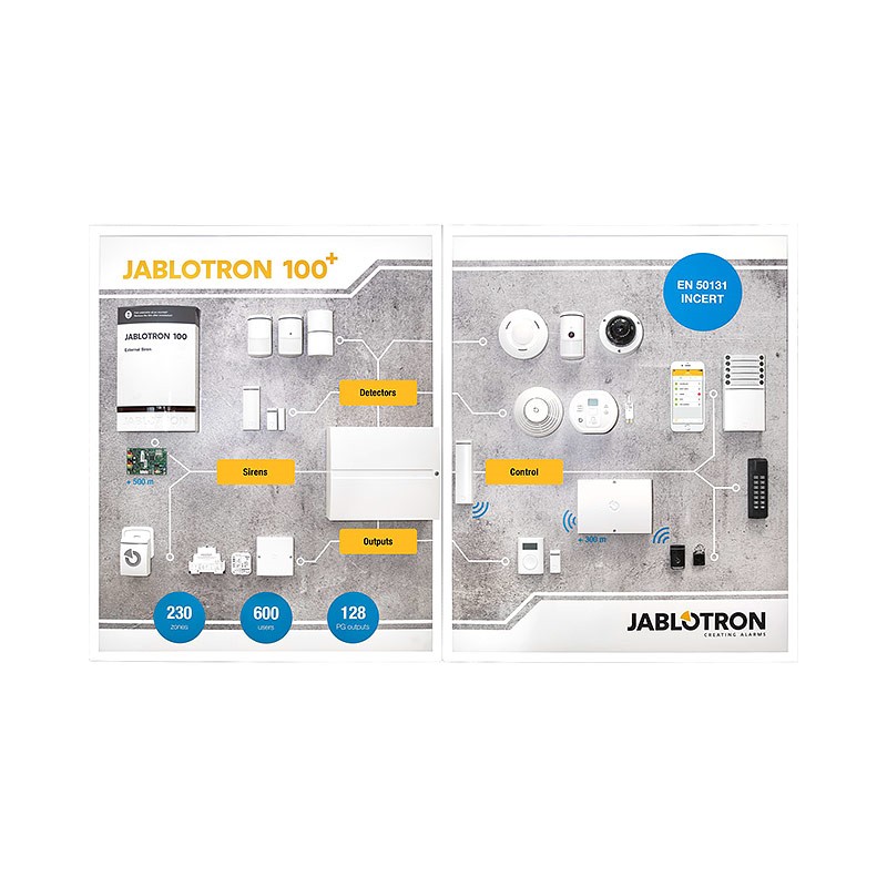 Präsentation doppelt JABLOTRON 100+ - FR-Ausführung