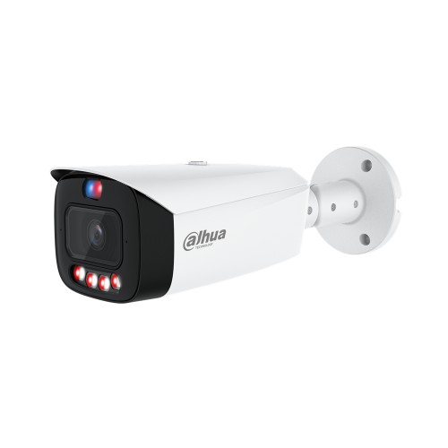 4MP Smart Dual Light Active Deterrence Bullet WizSense Netzwerkkamera mit festem Brennpunkt Weiss