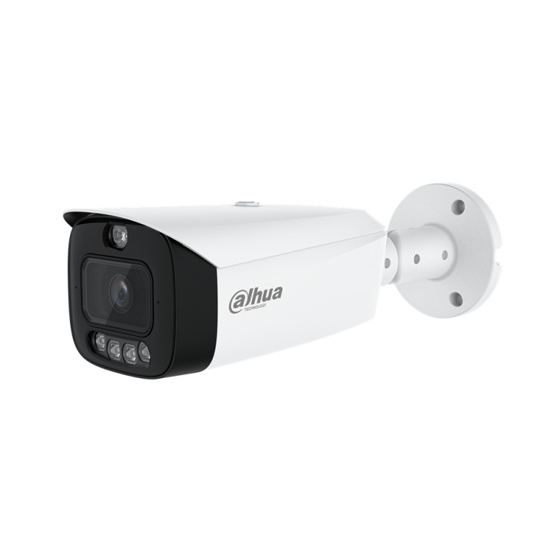 4MP Smart Dual Light Active Deterrence Bullet WizSense Caméra réseau à focale fixe Blanc