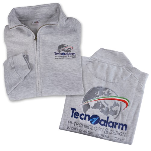 Sweatshirt mit Tecnoalarm Logo - Grau