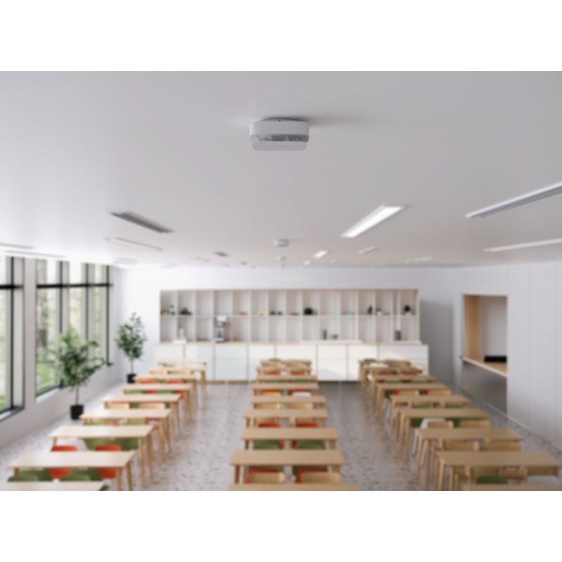 AJAX EN54 FireProtect (Smoke/Sounder) - Funk-Rauchmelder mit Sirene Weiss