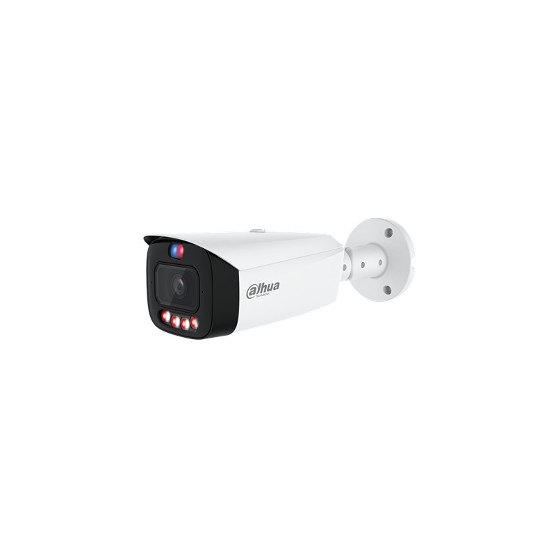 8MP Smart Dual Light Active Deterrence Bullet WizSense Netzwerkkamera mit festem Brennpunkt Weiss