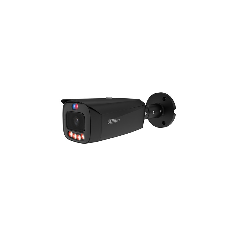 4MP Smart Dual Light Active Deterrence Bullet WizSense Netzwerkkamera mit festem Brennpunkt Schwarz