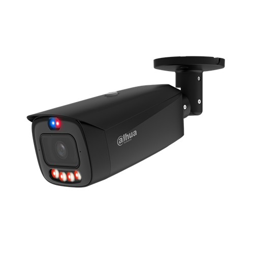 8MP Smart Dual Light Active Deterrence Bullet WizSense Netzwerkkamera mit festem Brennpunkt Schwarz