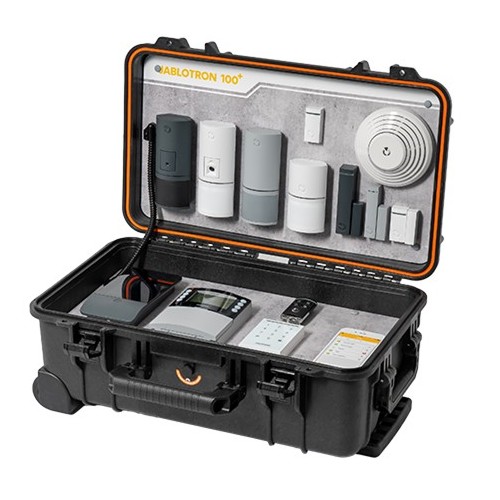 Voll funktionsfähiger Präsentationskoffer für das JABLOTRON 100+ System inklusive Batterien