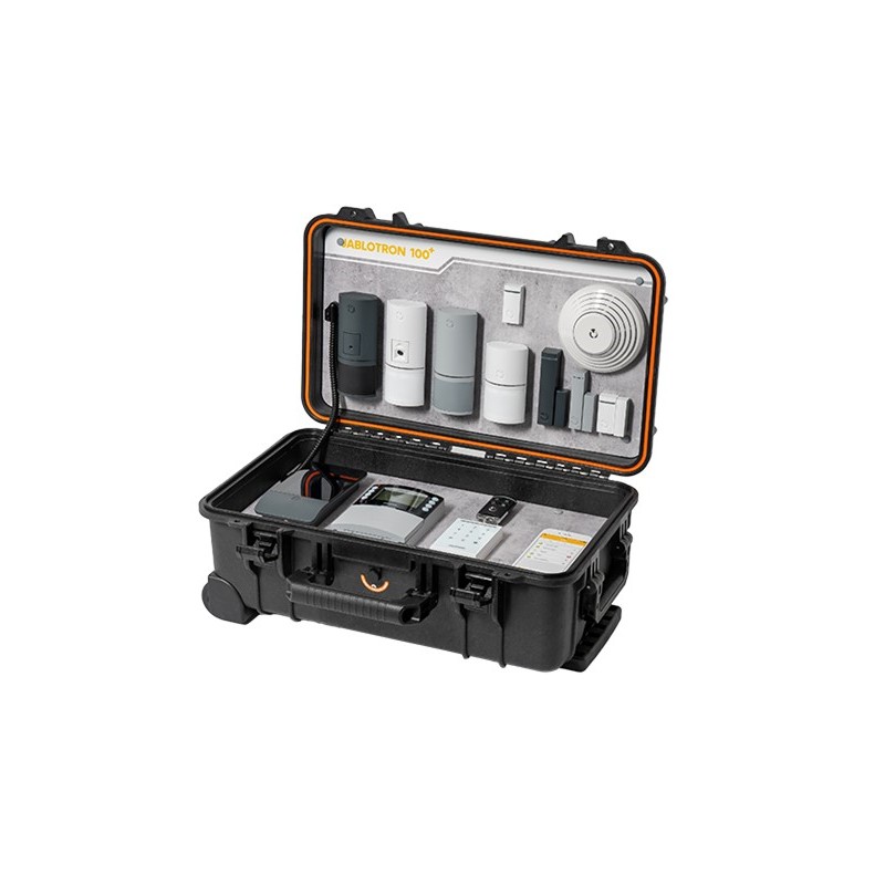 Voll funktionsfähiger Präsentationskoffer für das JABLOTRON 100+ System inklusive Batterien