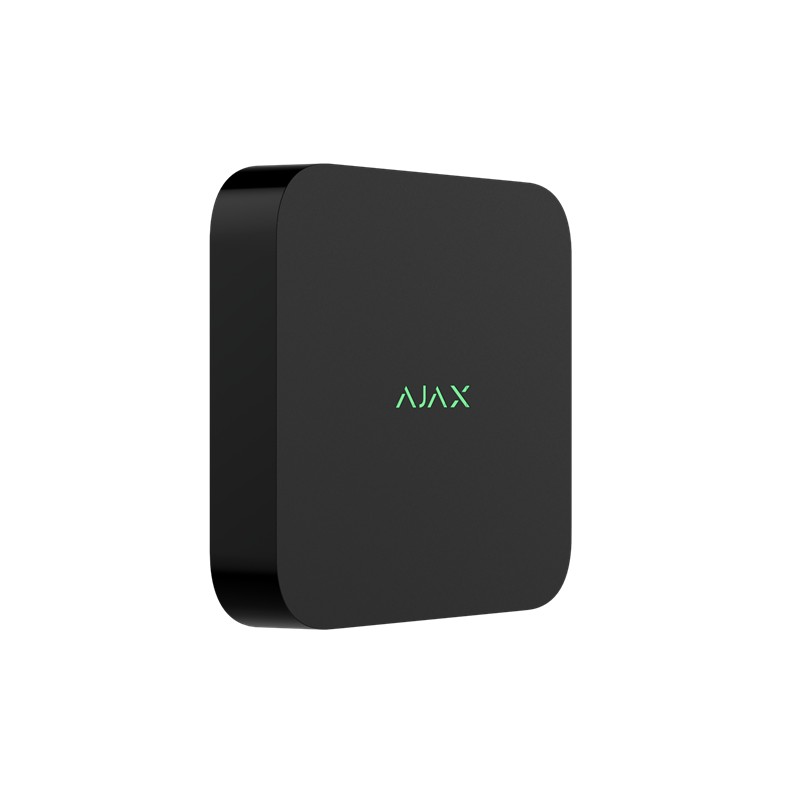 AJAX NVR DC 16-ch - Enregistreur vidéo en réseau 16 canaux alimenté par une alimentation basse tension - Noir