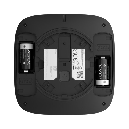 AJAX EN54 FireProtect (Heat/Sounder) - Détecteur de chaleur sans fil avec sirène Noir