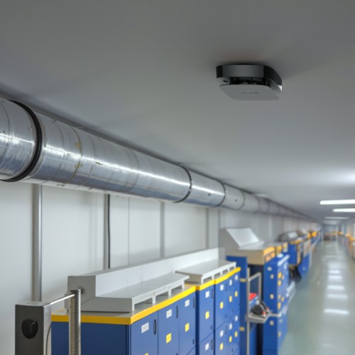 AJAX EN54 FireProtect (Heat/Sounder) - Détecteur de chaleur sans fil avec sirène Noir