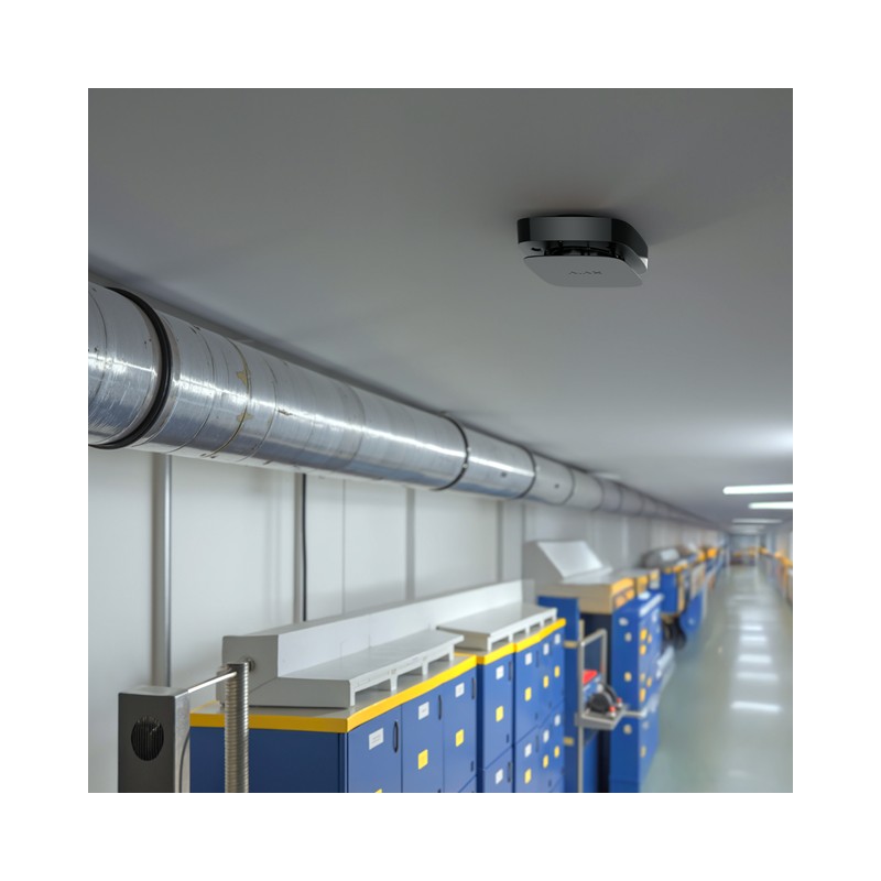 AJAX EN54 FireProtect (Heat/Sounder) - Détecteur de chaleur sans fil avec sirène Noir