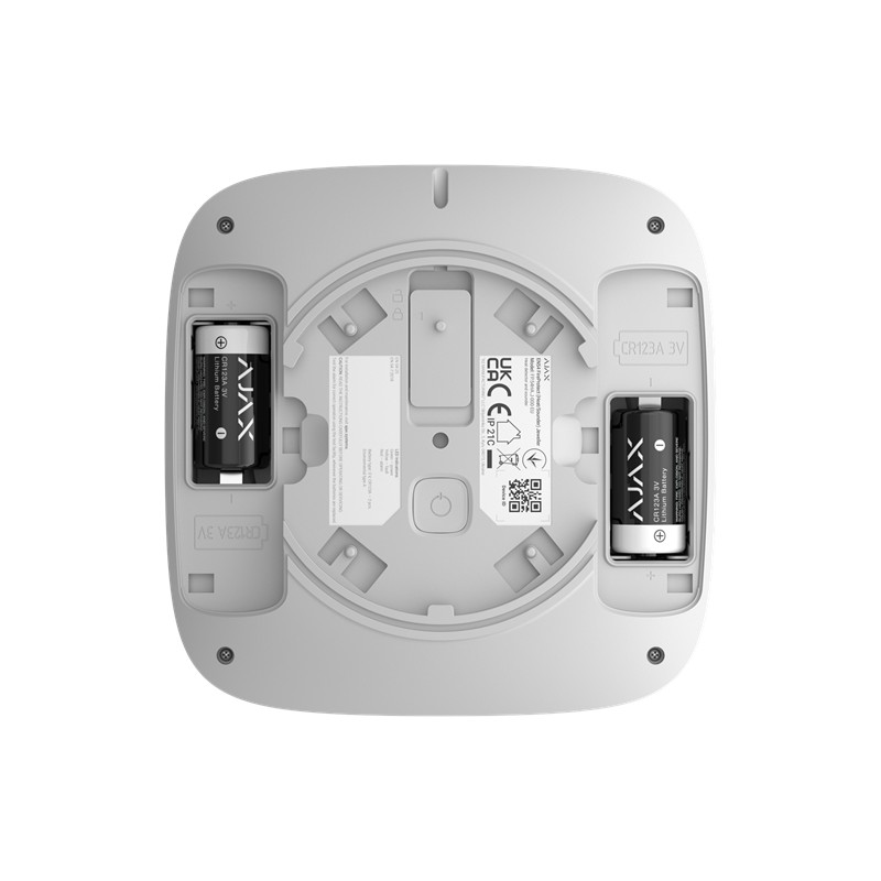 AJAX EN54 FireProtect (Heat/Sounder) - Détecteur de chaleur sans fil avec sirène Blanc