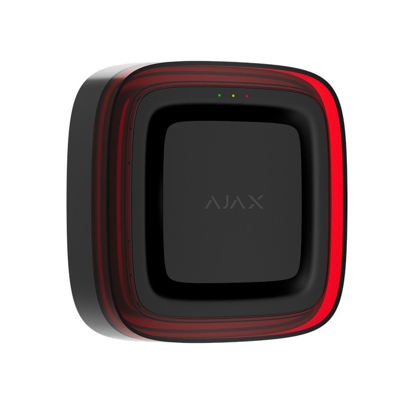 AJAX EN54 FireProtect (Sounder/VAD) - Avertisseur optique et sonore sans fil Noir