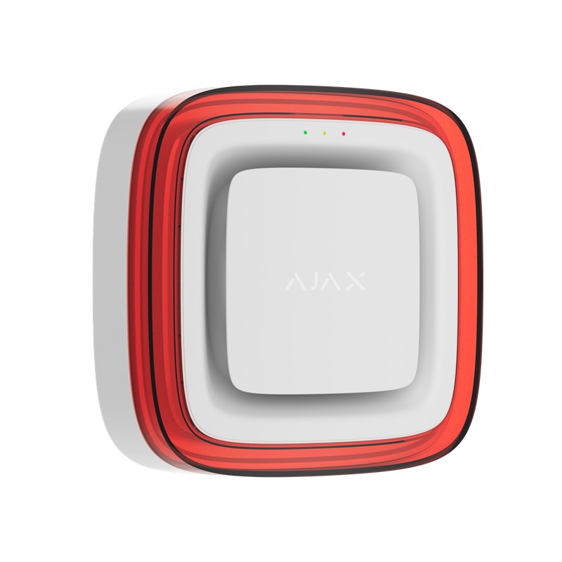 AJAX EN54 FireProtect (Sounder/VAD) - Funk-optischer und akustischer Signalgeber Weiss