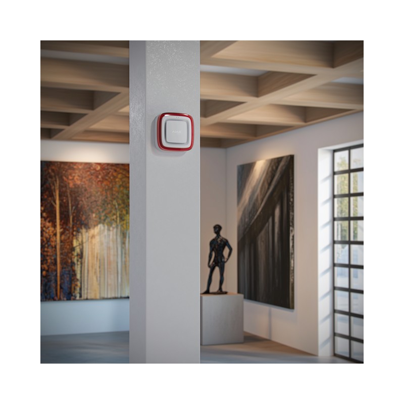 AJAX EN54 FireProtect (Sounder/VAD) - Funk-optischer und akustischer Signalgeber Weiss