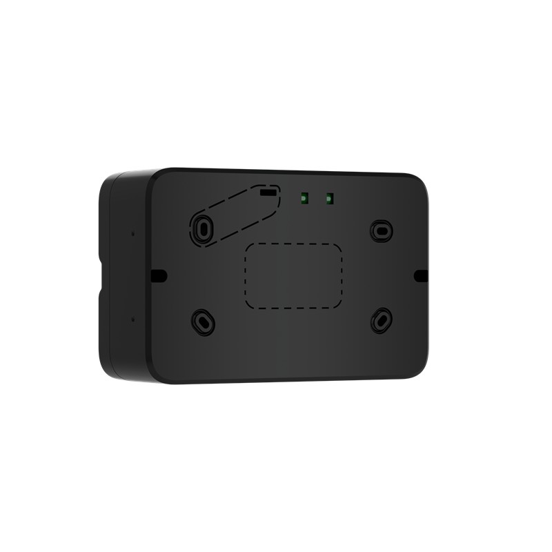 AJAX EN54 I/O Module (2X2) - Module d'entrée/sortie radio pour un système d'alarme incendie Noir