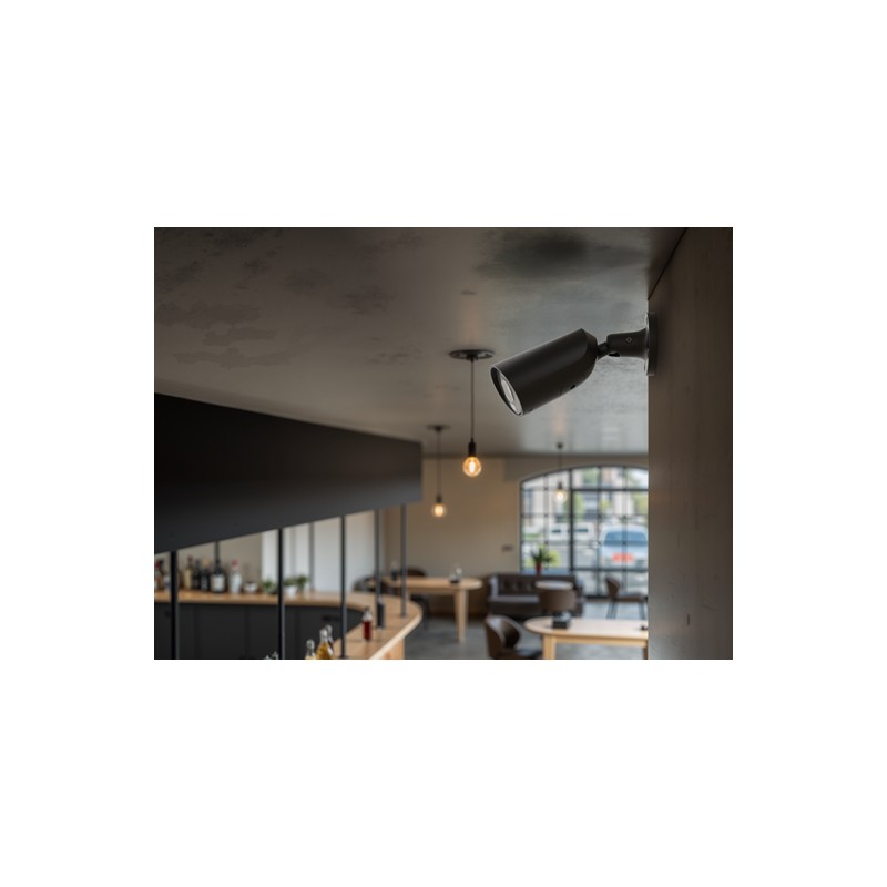 AJAX BulletCam HL (5 Mp/4 mm) - Caméra de surveillance IP filaire avec IA, angle de vue de 110°, éclairage hybride, TrueWDR, mic