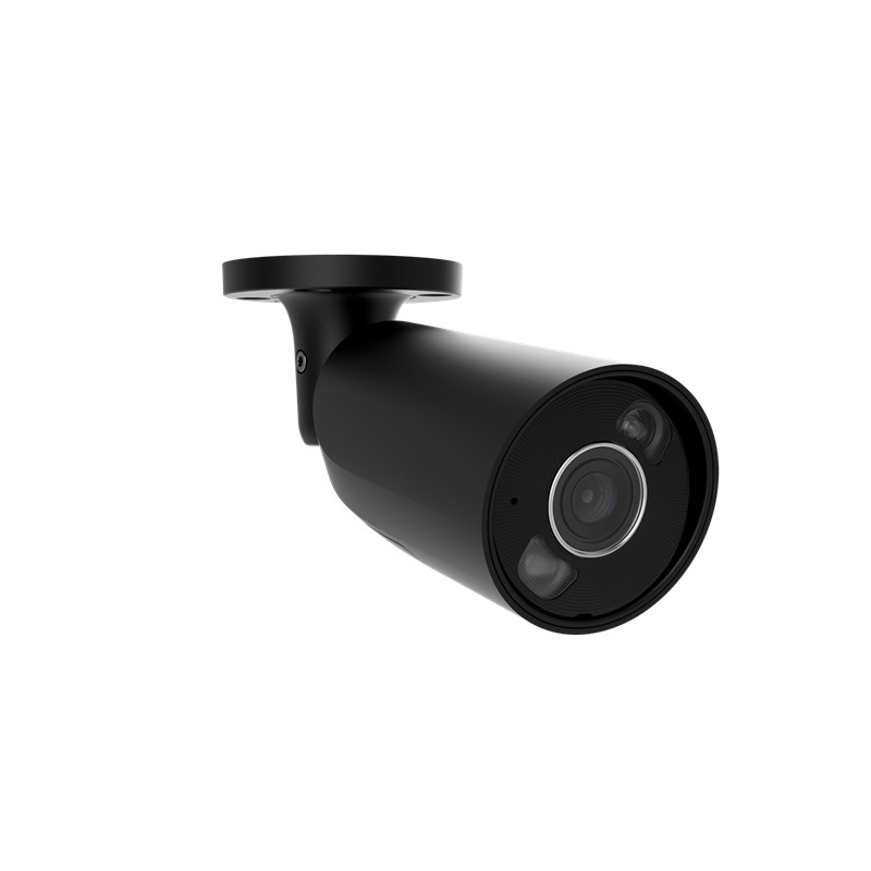 AJAX BulletCam HL (8 Mp/4 mm) - Kabelgebundene IP-Überwachungskamera mit KI, 110° Blickwinkel, hybrider Beleuchtung, TrueWDR, Mi