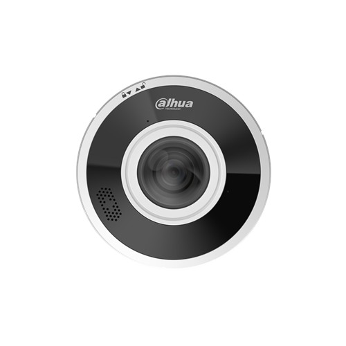 6MP WizMind IR Fisheye Netzwerkkamera Weiss