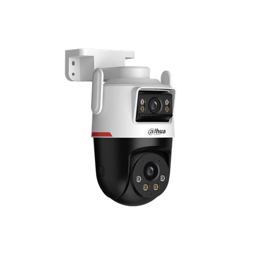 Caméra extérieure 3+3 MP WizColor Wi-Fi avec deux objectifs, fonction panoramique et inclinaison Blanc