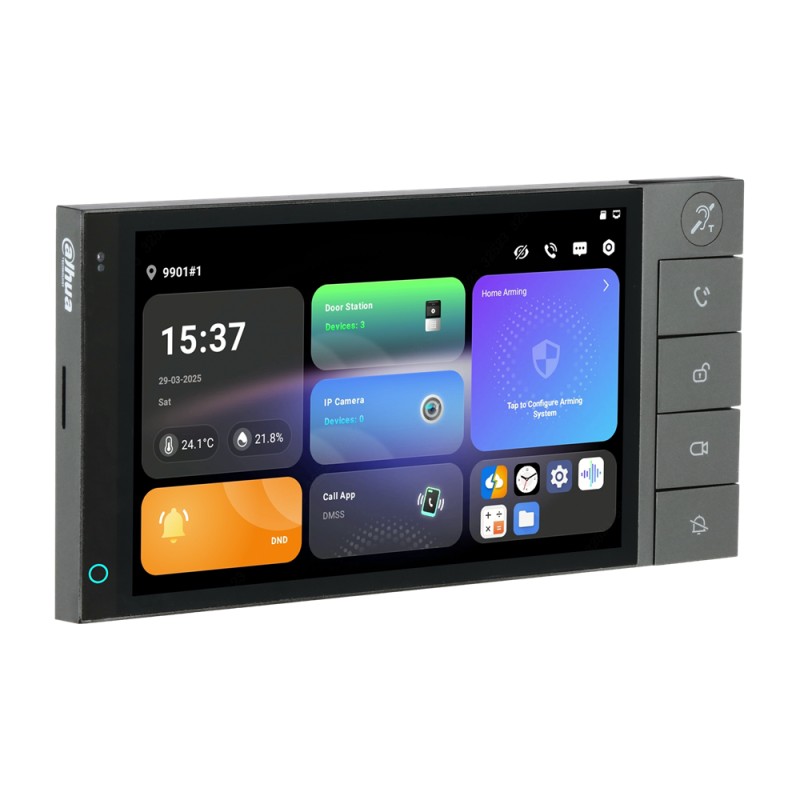 2-Draht-IP-Smart-Bedienfeld Schwarz