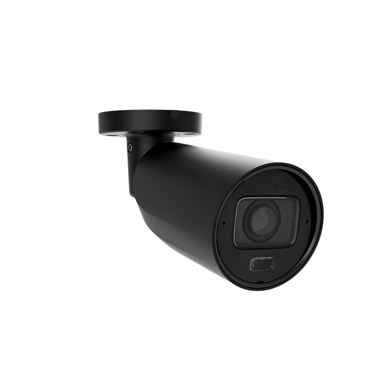 AJAX BulletCam HLVF (8 Mp) - Caméra de surveillance IP filaire avec IA, objectif motorisé varifocal 2,8-12 mm, éclairage hybride