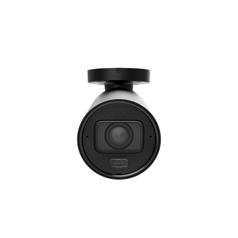 AJAX BulletCam HLVF (8 Mp) - Caméra de surveillance IP filaire avec IA, objectif motorisé varifocal 2,8-12 mm, éclairage hybride