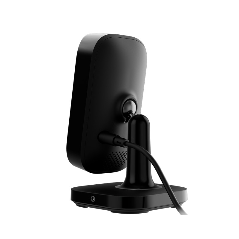 AJAX IndoorCam - Caméra de surveillance intérieure sans fil avec détecteur de mouvement PIR et IA intégrée Noir 