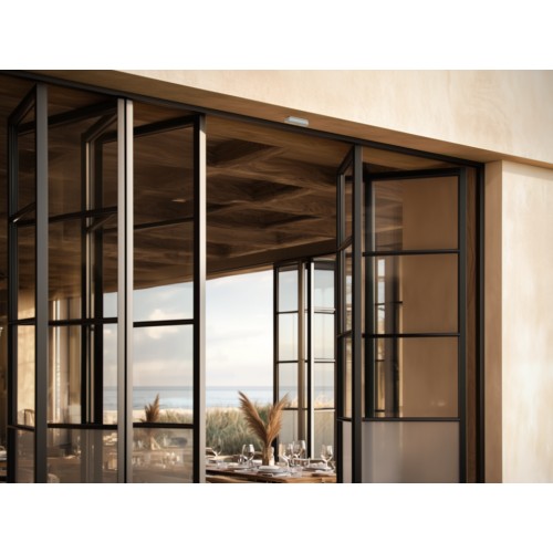 AJAX Curtain Outdoor Mini Jeweller - drahtloser Mini Vorhang-Bewegungsmelder Weiss