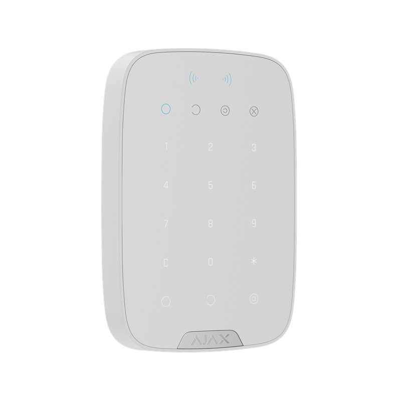 AJAX Superior KeyPad Plus G3 Jeweller - Clavier sans fil avec touches tactiles et authentification par passe, badge et codes Bla