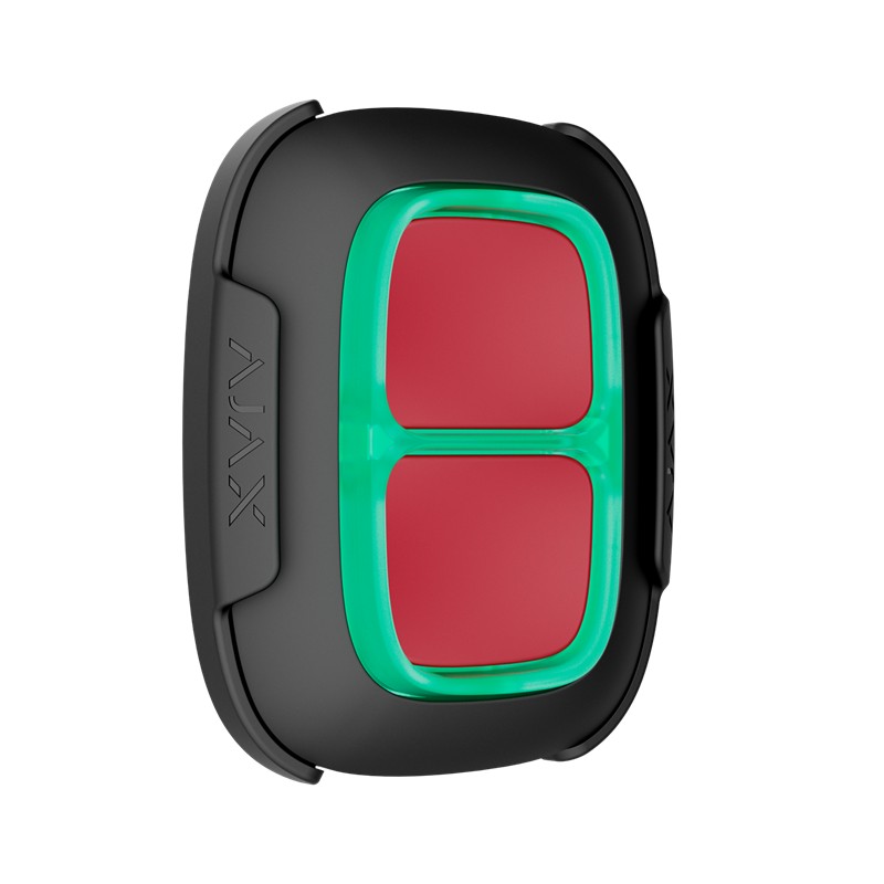 AJAX Superior DoubleButton G3 Jeweller - Détecteur d'agression sans fil pour les objets à haut risque Noir