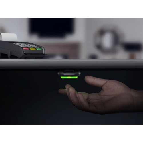 AJAX Superior DoubleButton G3 Jeweller - Kabelloser Überfallmelder für Hochrisiko-Objekte Schwarz