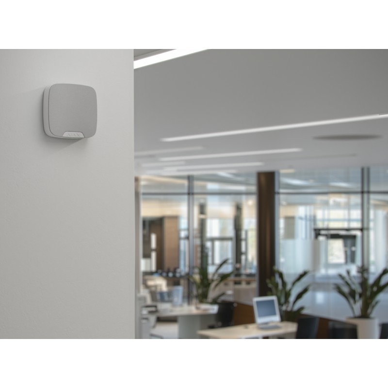 AJAX Superior HomeSiren G3 Jeweller - Sirène sans fil avec protection anti-sabotage avancée et connexion LED Blanc